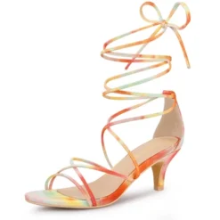 Allegra K Women's Lace Up Strappy Tie Dye Kitten Heels Sandals 19 Allegra K Women's Lace Up Strappy Tie Dye Kitten Heels Sandals -Bearpaw Shoes Shop GUEST 91a5a339 9e67 4be9 9072 46c16bd85e50