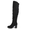 Journee Collection Womens Kaison Stacked Heel Over The Knee Boots -Bearpaw Shoes Shop GUEST 92ebfbb9 d9f7 4017 91ca 91d04ca1af9c