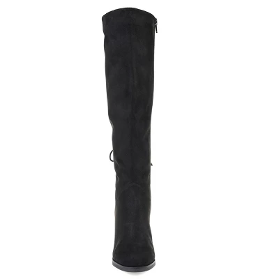Journee Collection Womens Leeda Tru Comfort Foam Wide Calf Block Heel Knee High Boots 7 Journee Collection Womens Leeda Tru Comfort Foam Wide Calf Block Heel Knee High Boots - Image 5