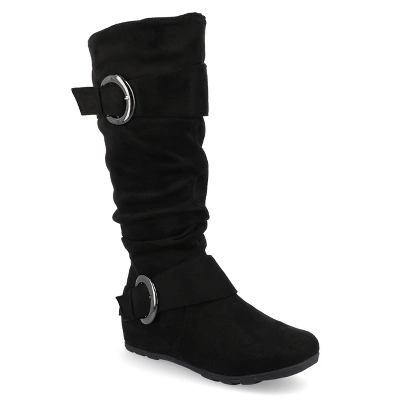 Journee Collection Womens Jester-01 Hidden Wedge Riding Boots 11 Journee Collection Womens Jester-01 Hidden Wedge Riding Boots - Image 9