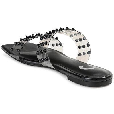 Journee Collection Womens Katari Tru Comfort Foam Slide Low Block Heel Sandals 8 Journee Collection Womens Katari Tru Comfort Foam Slide Low Block Heel Sandals - Image 6