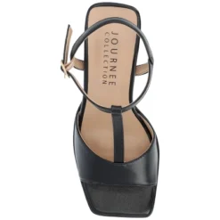 Journee Collection Womens Parson Metallic Vegan Leather Platform Sandals -Bearpaw Shoes Shop GUEST 9719a4ae 3598 4bc6 9756 821112c735e8