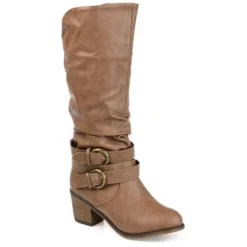 Journee Collection Womens Late Stacked Heel Mid Calf Boots -Bearpaw Shoes Shop GUEST 998a7b21 f1f0 4644 9e6a eea846ec862b
