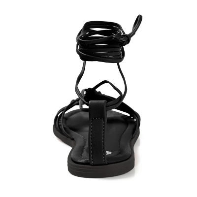 Journee Collection Womens Jess Ankle Wrap Low Block Heel Sandals 4 Journee Collection Womens Jess Ankle Wrap Low Block Heel Sandals - Image 2