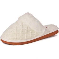 Alpine Swiss Grace Womens Cable Knit Memory Foam Scuff Slippers -Bearpaw Shoes Shop GUEST 9a0d2f1d 066a 4143 874f 047312c62a84