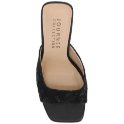 Journee Collection Womens Daivia Covered Block Heel Slip On Sandals -Bearpaw Shoes Shop GUEST 9a832947 d2ff 48a6 87b1 8ca9699a9366
