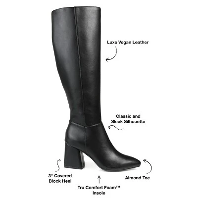 Journee Collection Womens Landree Tru Comfort Foam Block Heel Knee High Boots 9 Journee Collection Womens Landree Tru Comfort Foam Block Heel Knee High Boots - Image 7