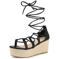 Perphy Lace Up Platform Wedge Heel Strappy Sandals For Women -Bearpaw Shoes Shop GUEST 9d5202c9 f6e9 436e bb79 ab33f8faa000