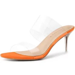 Allegra K Women's Clear Slide Stiletto Heels Sandals -Bearpaw Shoes Shop GUEST 9dc2ac9c 4a8b 4077 96eb 0f042bee5b1c