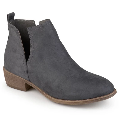 Journee Collection Womens Rimi Pull On Stacked Heel Booties 14 Journee Collection Womens Rimi Pull On Stacked Heel Booties - Image 12