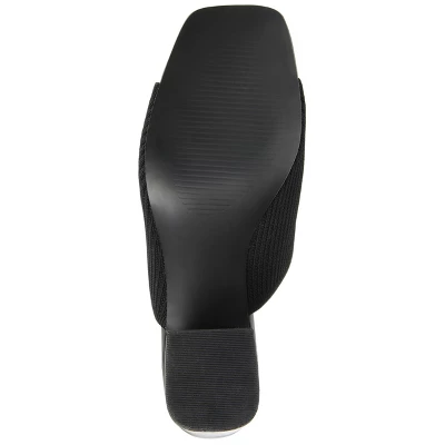 Journee Collection Womens Lorenna Open Square Toe Block Heel Sandals 6 Journee Collection Womens Lorenna Open Square Toe Block Heel Sandals - Image 4