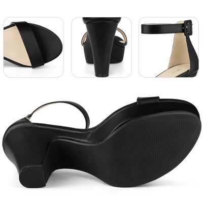 Perphy Platform Slingback Chunky Heel Sandals For Women 4 Perphy Platform Slingback Chunky Heel Sandals For Women - Image 2