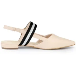 Allegra K Women's Pointed Toe Slingback Flat Pumps -Bearpaw Shoes Shop GUEST a0a0c1bb a8e7 4d22 9cae 349073c981d0