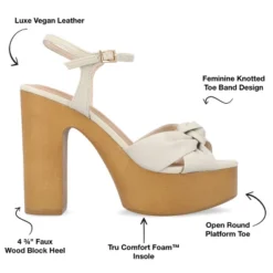 Journee Collection Womens Lorrica Tru Comfort Foam High Heel Open Toe Sandals -Bearpaw Shoes Shop GUEST a34e4408 1587 4163 a178 7f0e7307a247