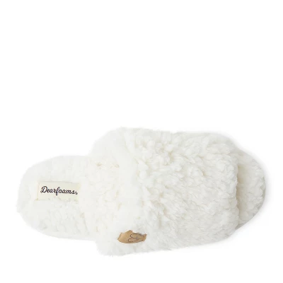 Dearfoams Womens Lane Teddy Slide Slippers 6 Dearfoams Womens Lane Teddy Slide Slippers - Image 4
