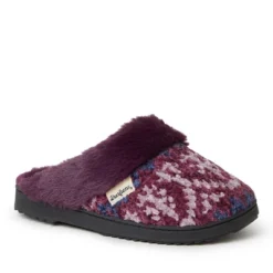 Dearfoams Women's Allison Chenille Fairisle Scuff Slipper -Bearpaw Shoes Shop GUEST a442595c cfa7 4ca3 ae1e d58c4d0dec89