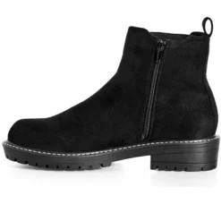 Women's Wide Fit Sierra Ankle Boot - Black | EVANS -Bearpaw Shoes Shop GUEST a53f47c3 8218 4b4b b01f 77bb910b12ae