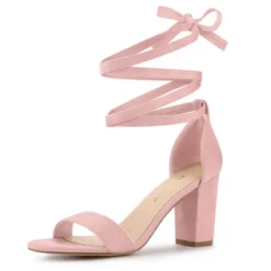 Allegra K Women's Lace Up And Ankle Strap Chunky Heel Sandals -Bearpaw Shoes Shop GUEST a61bb71d e9a1 45dc 8852 5a5697985350