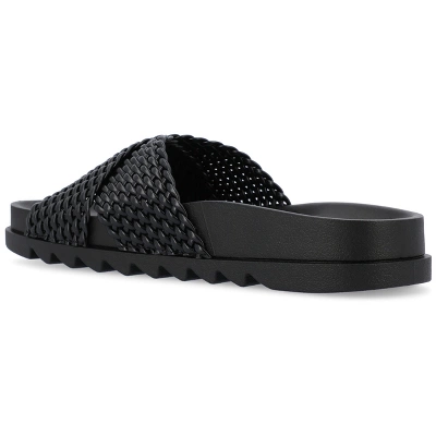 Journee Collection Womens Gretie Flatform Treaded Slide Sandal 8 Journee Collection Womens Gretie Flatform Treaded Slide Sandal - Image 6