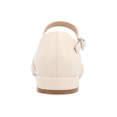 Journee Collection Womens Joannah Mary Jane Block Heel Round Toe Flats 4 Journee Collection Womens Joannah Mary Jane Block Heel Round Toe Flats - Image 2