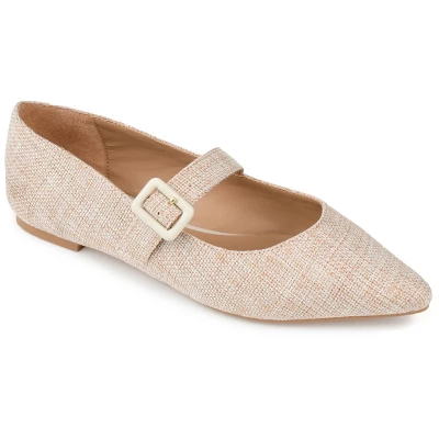 Journee Collection Womens Karissa Buckle Pointed Toe Mary Jane Flats 12 Journee Collection Womens Karissa Buckle Pointed Toe Mary Jane Flats - Image 10