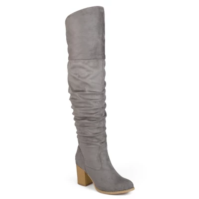 Journee Collection Womens Kaison Stacked Heel Over The Knee Boots 12 Journee Collection Womens Kaison Stacked Heel Over The Knee Boots - Image 10