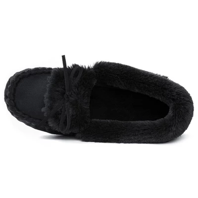 RockDove Women's Naomi Faux Fur Moccasin Slipper 4 RockDove Women's Naomi Faux Fur Moccasin Slipper - Image 2