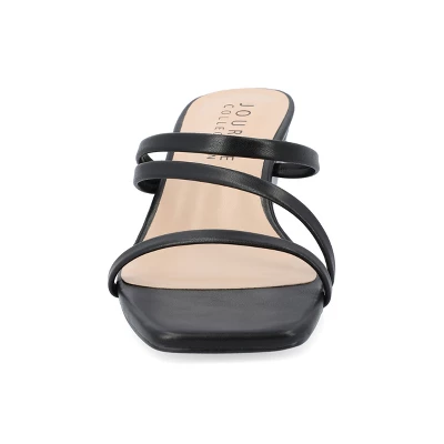 Journee Collection Womens Takarah Crossover Strap Slip On Wedge Sandals 7 Journee Collection Womens Takarah Crossover Strap Slip On Wedge Sandals - Image 5