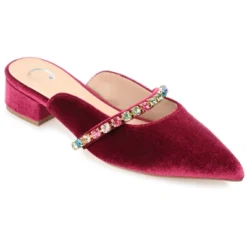 Journee Collection Womens Jewel Mules Pointed Toe Slip On Flats -Bearpaw Shoes Shop GUEST ab171966 9990 4eea a21d 363900ef0690