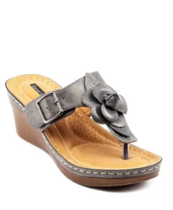 GC Shoes Flora Flower Comfort Slide Wedge Sandals -Bearpaw Shoes Shop GUEST ab1bb9f6 60e9 478f a2fd c77d4caaf5ca