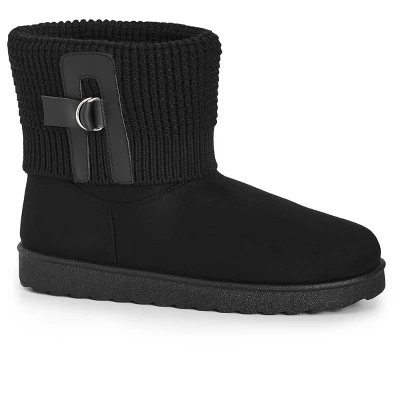 Women's Wide Fit Helena Hug Boot - Black | CLOUDWALKERS 9 Women's Wide Fit Helena Hug Boot - Black | CLOUDWALKERS - Image 7