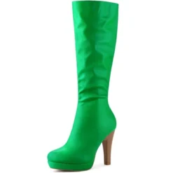 Allegra K Women's Chunky Heel Round Toe Platform Knee High Boots -Bearpaw Shoes Shop GUEST ac2fd8ff c4ba 4a3c a736 3c27c068ff9c