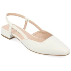 Journee Collection Womens Paislee Sling Back Block Heel Square Toe Flats -Bearpaw Shoes Shop GUEST ad3c5900 69cf 4acd a4d0 9407869a3e35