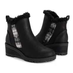 MUK LUKS Women's Norway Halden Wedge Booties -Bearpaw Shoes Shop GUEST ae3687f7 99d0 4bb1 b889 41f3c42f2837