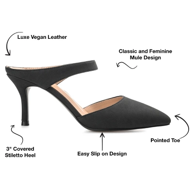 Journee Collection Womens Maevali Mules Mid Stiletto Pointed Toe Pumps 9 Journee Collection Womens Maevali Mules Mid Stiletto Pointed Toe Pumps - Image 7