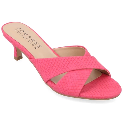 Journee Collection Womens Berkly Kitten Heel Slip On Open Toe Pumps 15 Journee Collection Womens Berkly Kitten Heel Slip On Open Toe Pumps - Image 13