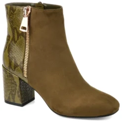 Journee Collection Womens Sarah Inside Zip Block Heel Booties -Bearpaw Shoes Shop GUEST b191cd50 ff30 4b7e 8d66 b885eb47a64c