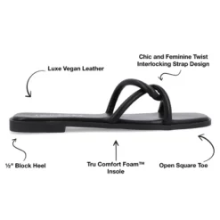 Journee Collection Womens Lauda Tru Comfort Foam Vegan Leather Slip On Sandals 21 Journee Collection Womens Lauda Tru Comfort Foam Vegan Leather Slip On Sandals -Bearpaw Shoes Shop GUEST b2640dc3 5cde 49ac a3c3 fa4aaf28056e