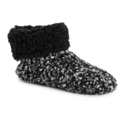 MUK LUKS Women's Popcorn Cuff Bootie Slippers -Bearpaw Shoes Shop GUEST b2f7304f ce05 49b4 8302 aecb7cd65ac2