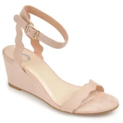 Journee Collection Womens Loucia Buckle Ankle Strap Wedge Sandals -Bearpaw Shoes Shop GUEST b3507356 2d35 4b44 a639 472525dc5461