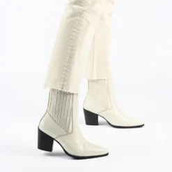 Journee Signature Womens Genuine Leather Markka Pointed Toe Stacked Chelsea Booties -Bearpaw Shoes Shop GUEST b3a52a16 f4ec 49aa 8d96 6655c350bba9