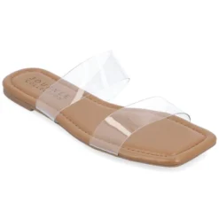 Journee Collection Womens Amata Tru Comfort Foam Lucite Strap Slide Sandals -Bearpaw Shoes Shop GUEST b3c3b9eb 5b2c 4b0a a609 3aec55f6d5da