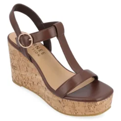 Journee Collection Womens Matildaa Tru Comfort Foam Buckle Platform Wedge Sandals -Bearpaw Shoes Shop GUEST b431a682 2a50 4be7 adf0 a91961288181