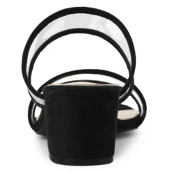 Allegra K Women's Clear Strap Block Heel Slide Sandals -Bearpaw Shoes Shop GUEST b45948a0 b967 4d68 a672 5958fc6ef1c4