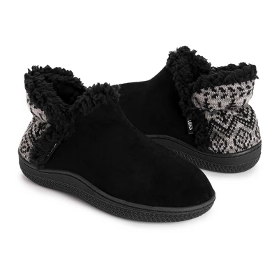 MUK LUKS Women's Faux Suede Mini Bootie 6 MUK LUKS Women's Faux Suede Mini Bootie - Image 4