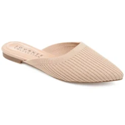 Journee Collection Womens Aniee Slip On Almond Toe Mule Flats -Bearpaw Shoes Shop GUEST b55cc198 dbc9 4e9b ac1d c405b10056f6