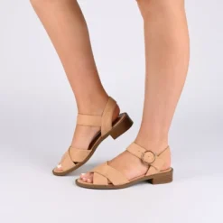 Journee Collection Womens Cressida Crisscross Strap Stacked Heel Sandals -Bearpaw Shoes Shop GUEST b78cb81b 9a44 4f63 9776 a59e1f3dc572