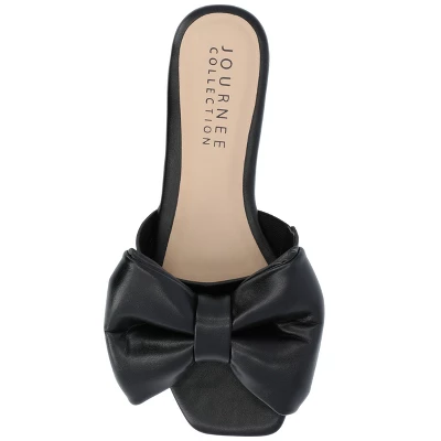 Journee Collection Womens Fayre Tru Comfort Foam Slip On Slide Flat Sandals 5 Journee Collection Womens Fayre Tru Comfort Foam Slip On Slide Flat Sandals - Image 3