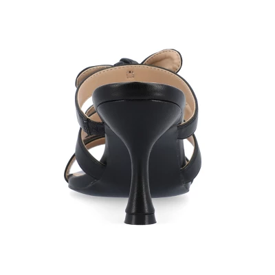 Journee Collection Womens Kristina Kitten Heel Slip On Open Toe Pumps 4 Journee Collection Womens Kristina Kitten Heel Slip On Open Toe Pumps - Image 2