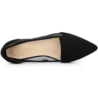 Allegra K Women's Pointed Toe Mesh Slip On Ballet Flats 6 Allegra K Women's Pointed Toe Mesh Slip On Ballet Flats - Image 4